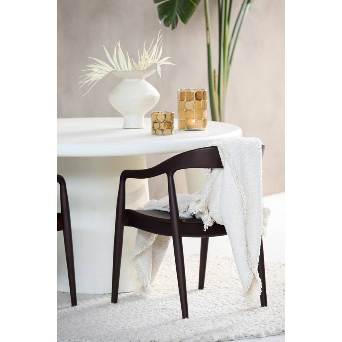 Dronero kertaglas brown 11cm