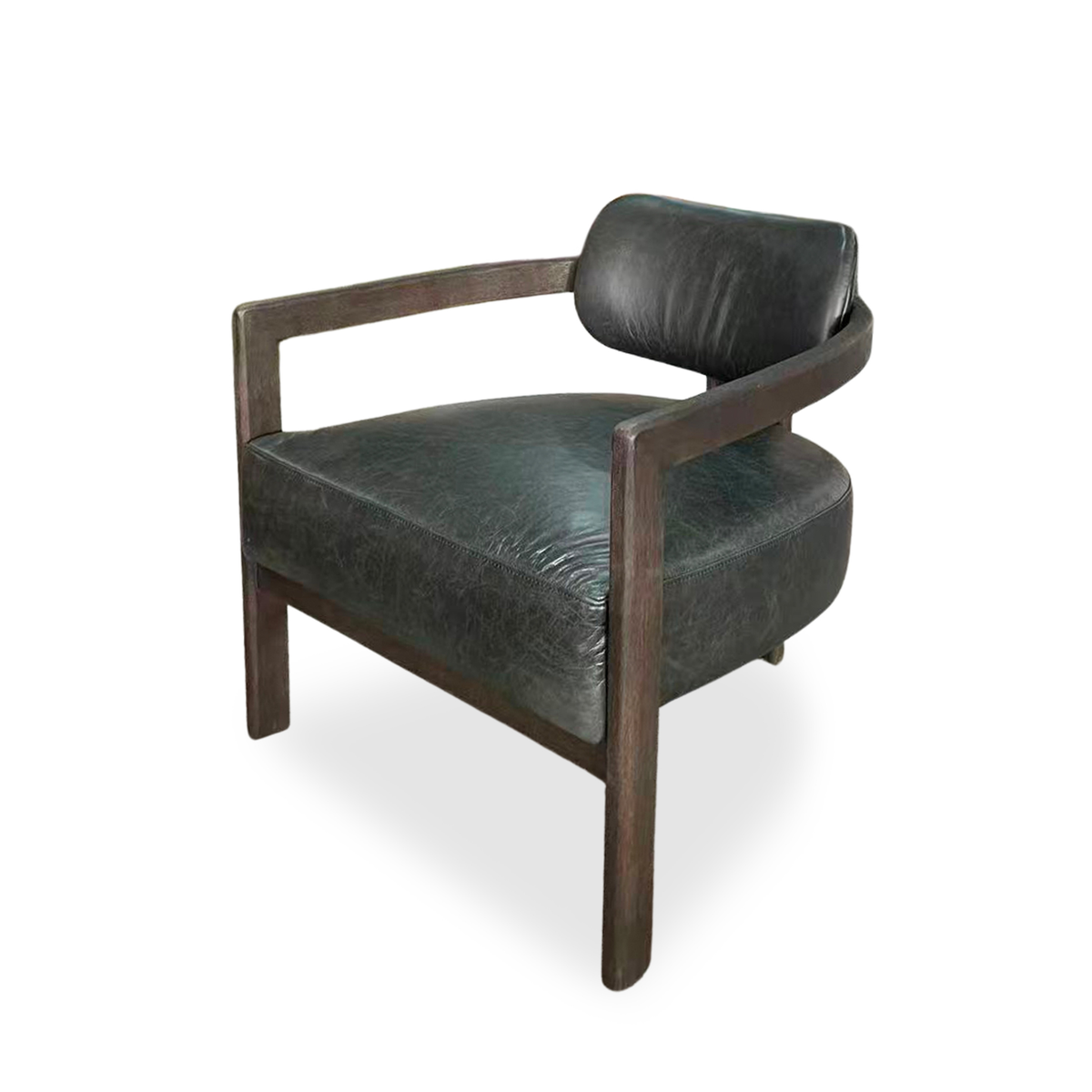 Luisa hægindastóll leður black