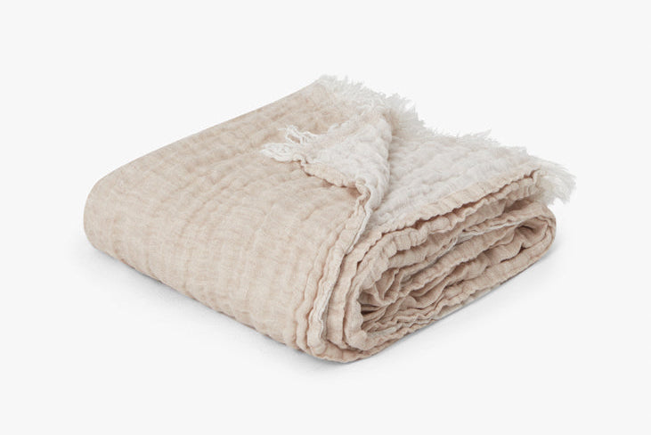 Nomad teppi fringe desert beige 130x200