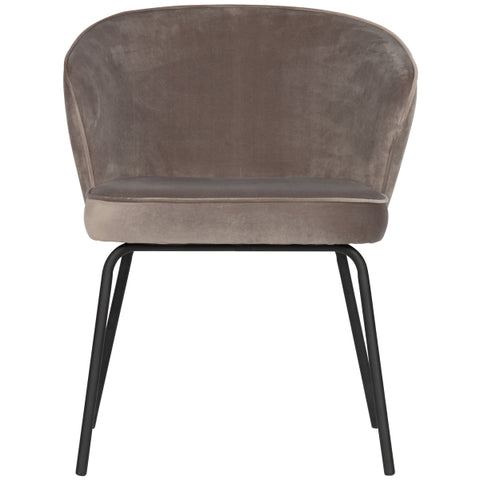 ADMIT DINING CHAIR VELVET KHAKI