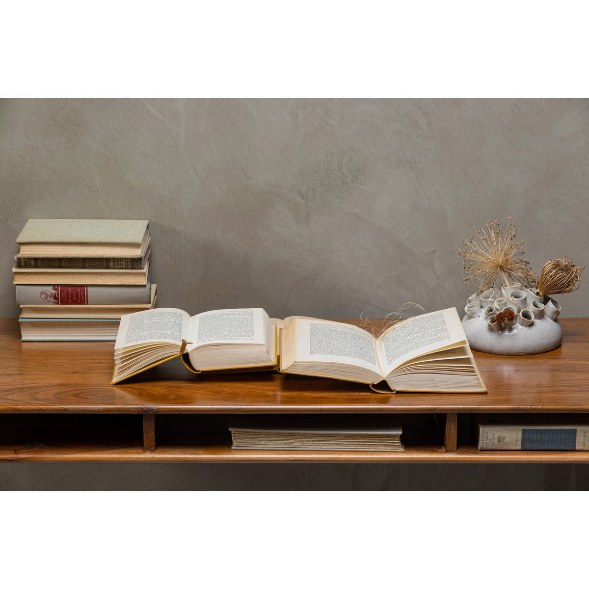 Compartment skrifborð viðar brúnt