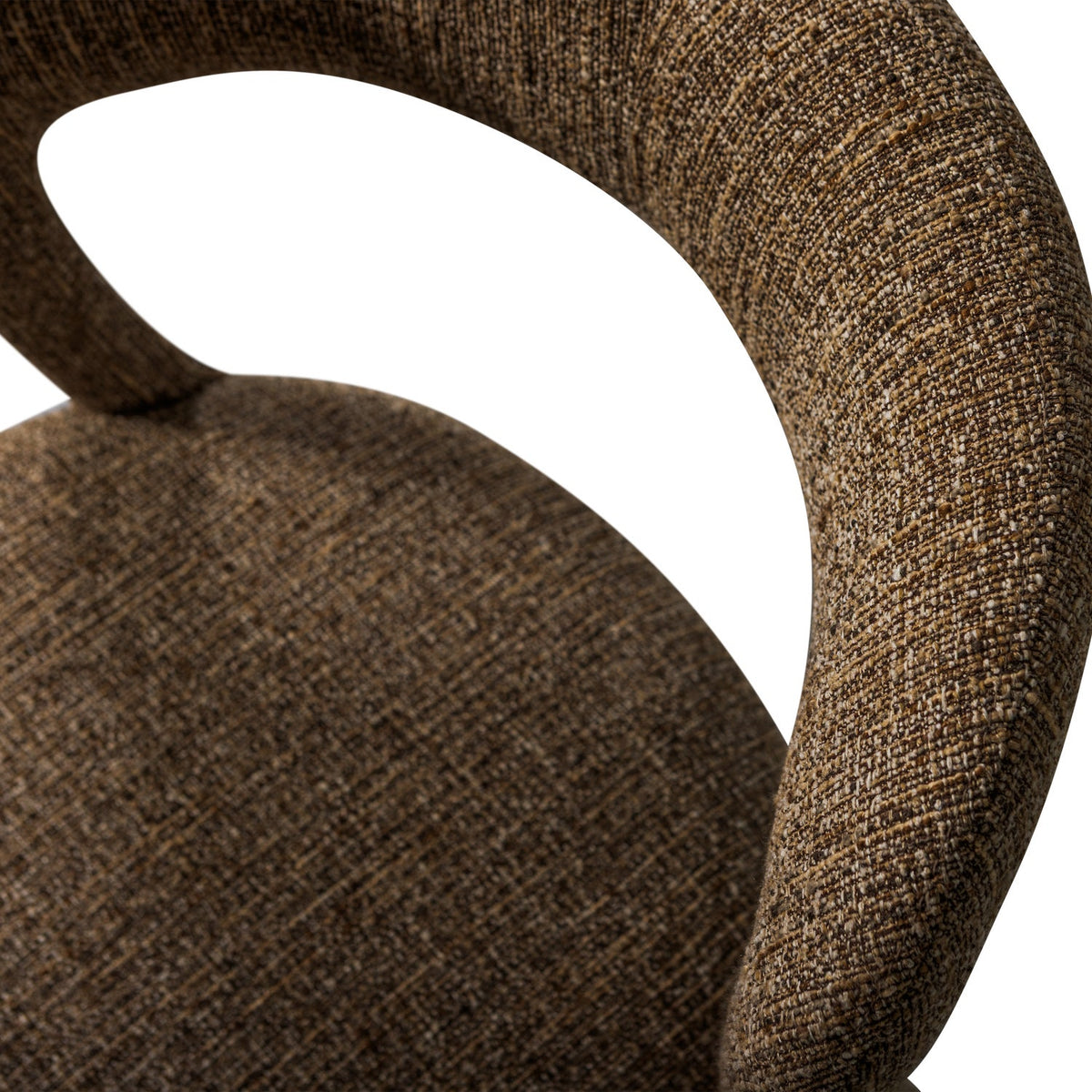 Noble borðstofustóll dark brown melange