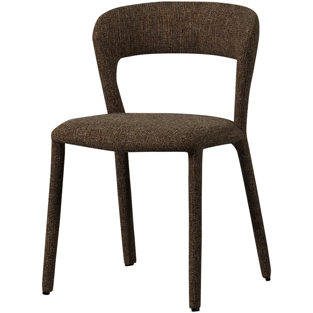 Noble borðstofustóll dark brown melange