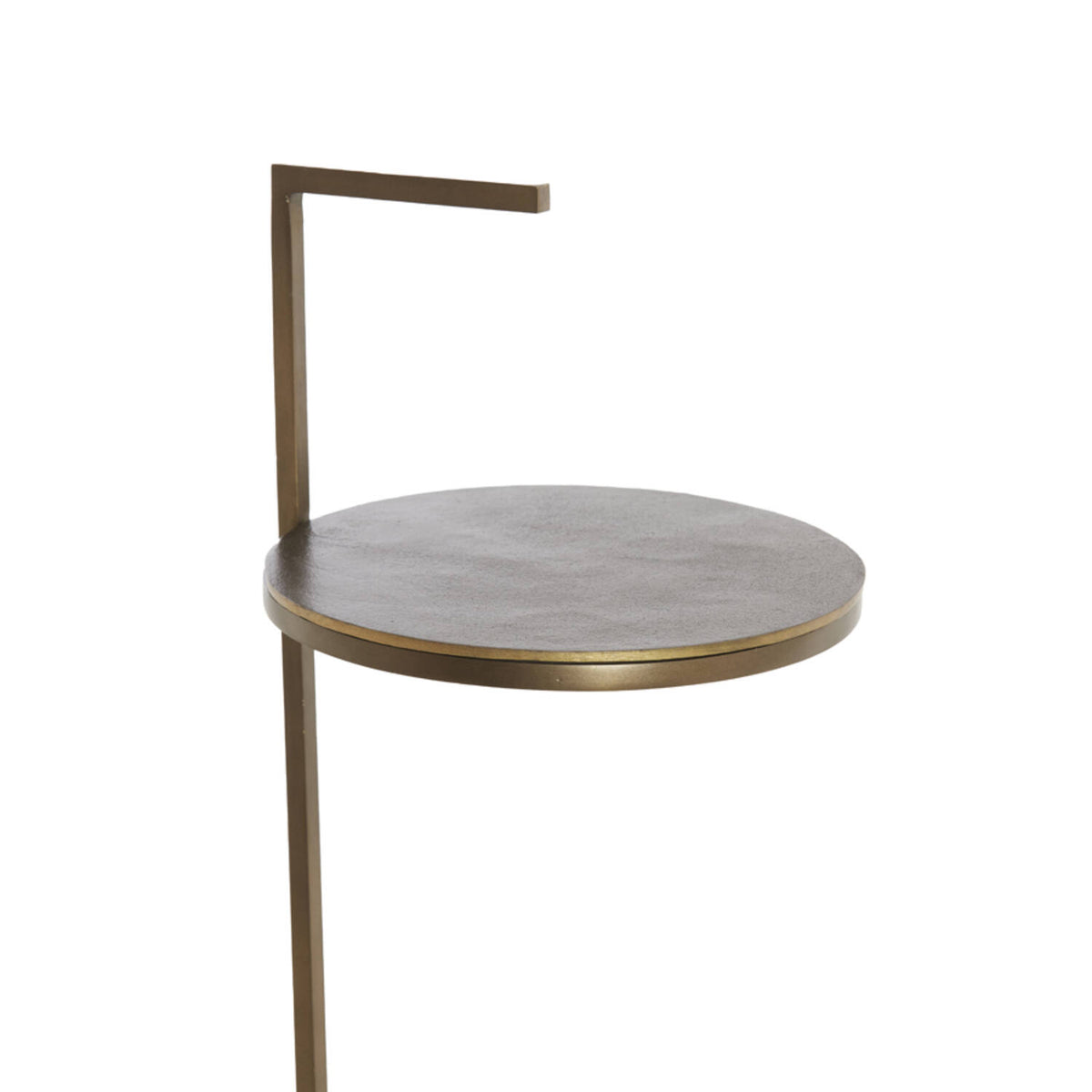 Leda hliðarborð marble bronze