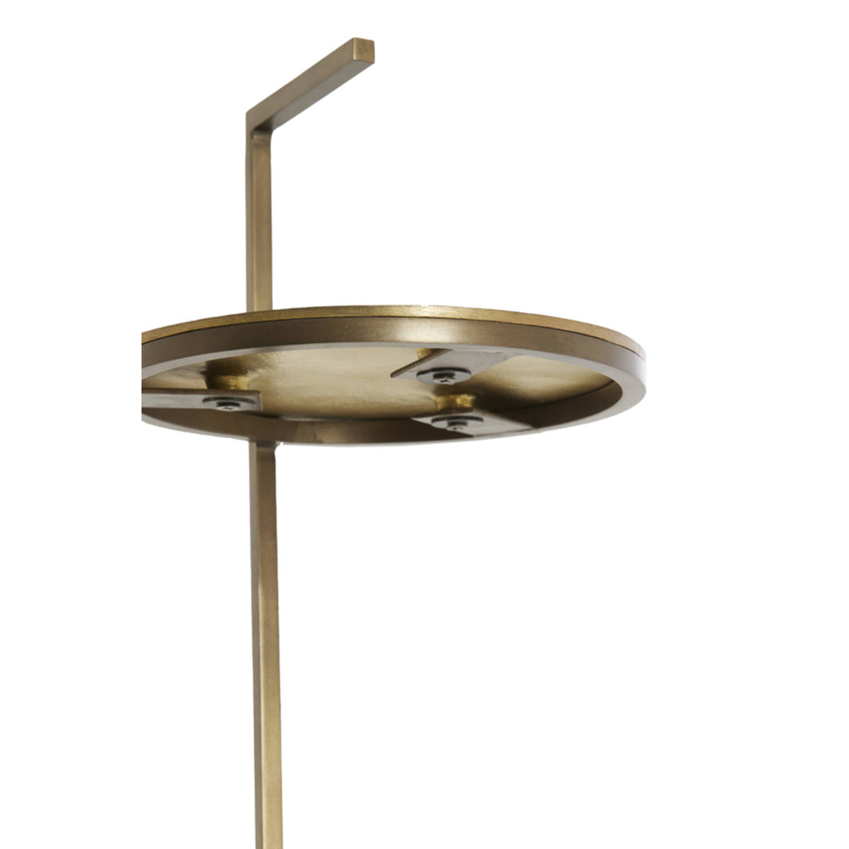 Leda hliðarborð marble bronze