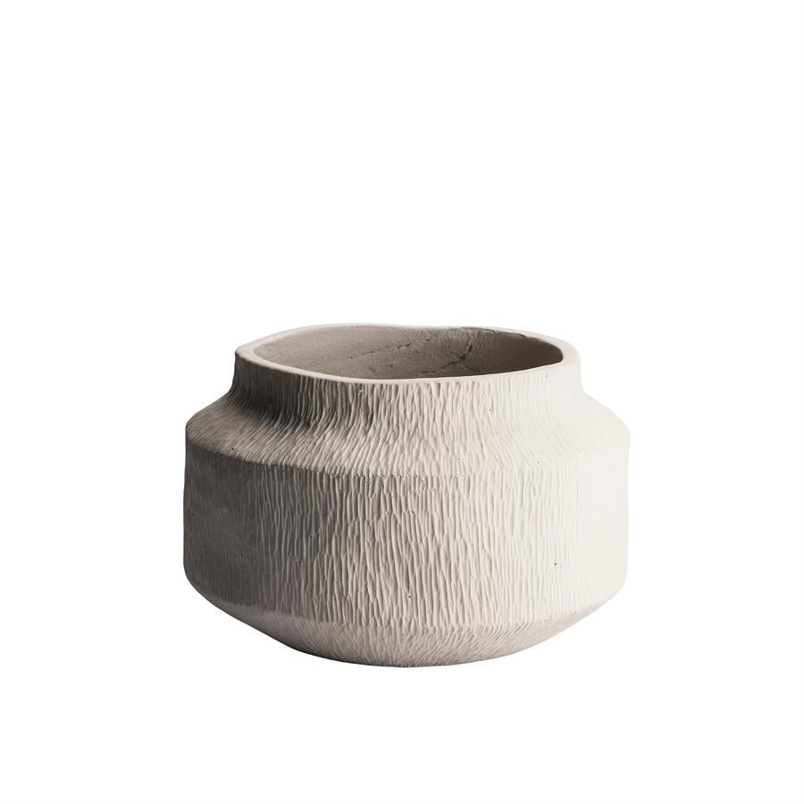 Chato blómapottur taupe 38x24,5