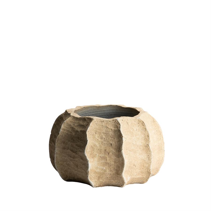 Pyrula blómapottur natural 36,5x21,5