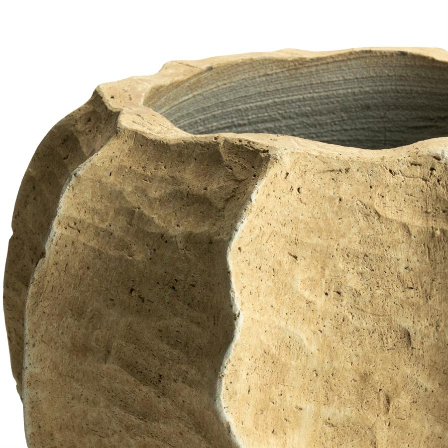 Pyrula blómapottur natural 36,5x21,5