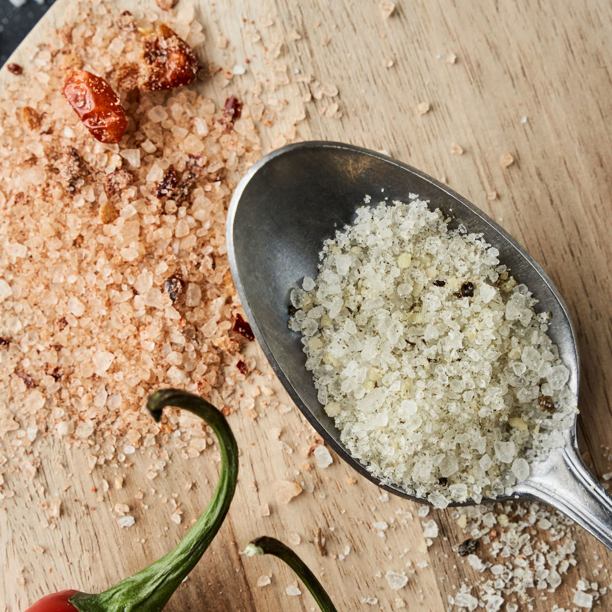 
            Gjafasett parmesan&amp;basil og Chilli salt