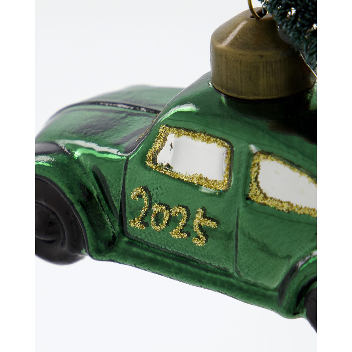 2025 bíll jólaskraut grænn