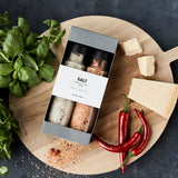 Gjafasett parmesan&basil og Chilli salt