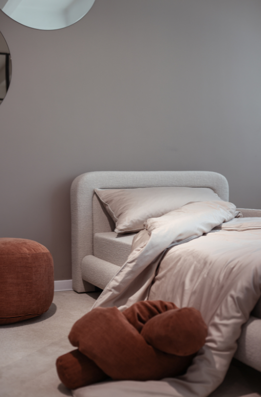 Natural Light rúm 90cm dýna - Beryl Rainy Day