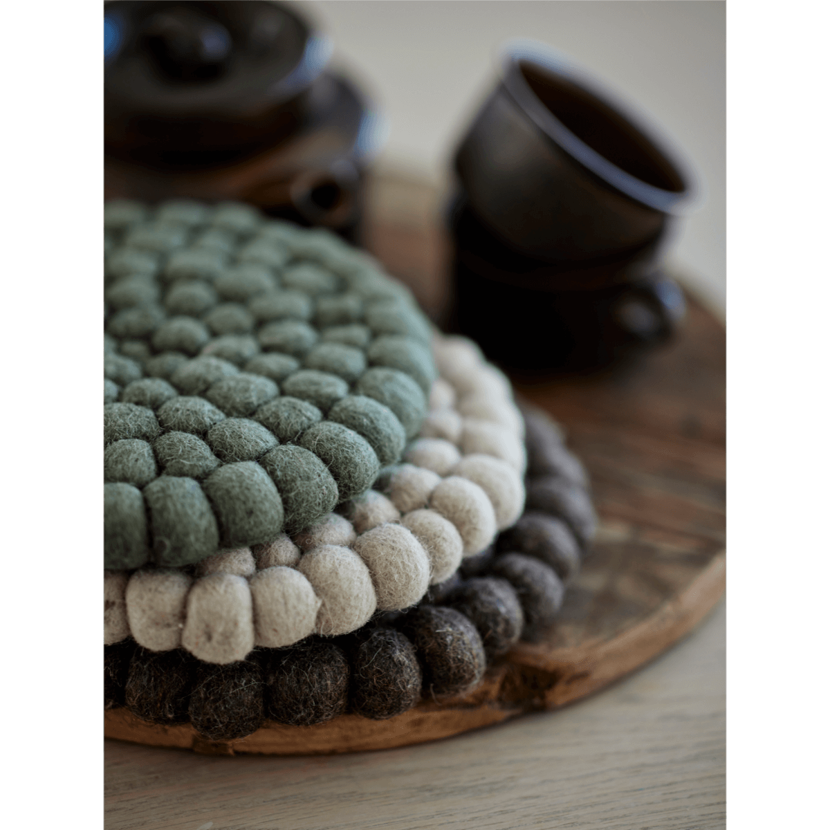 NISHA - hitaplatti, grænt