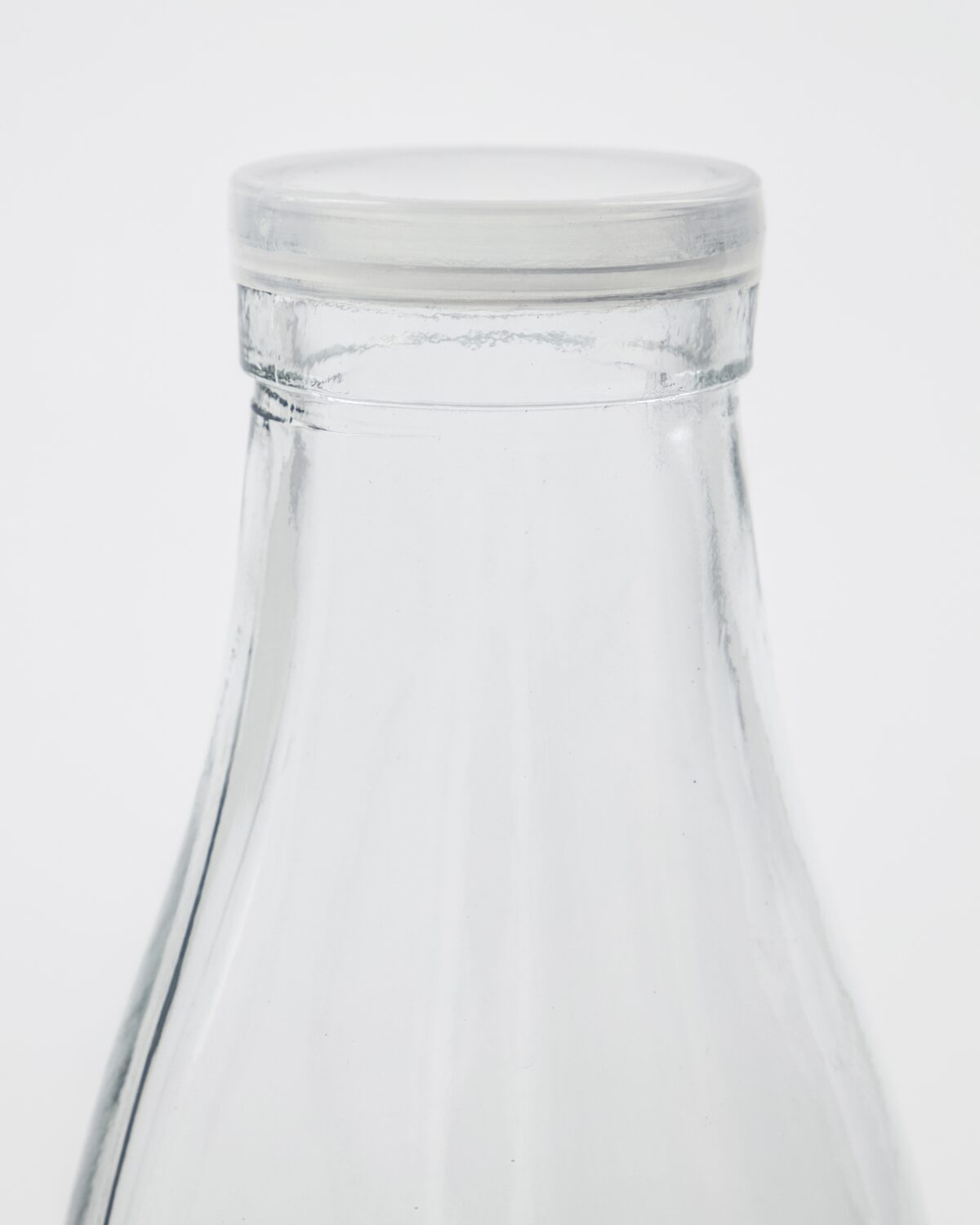 Glerflöskur fyrir sóda og vatn 1L hvor