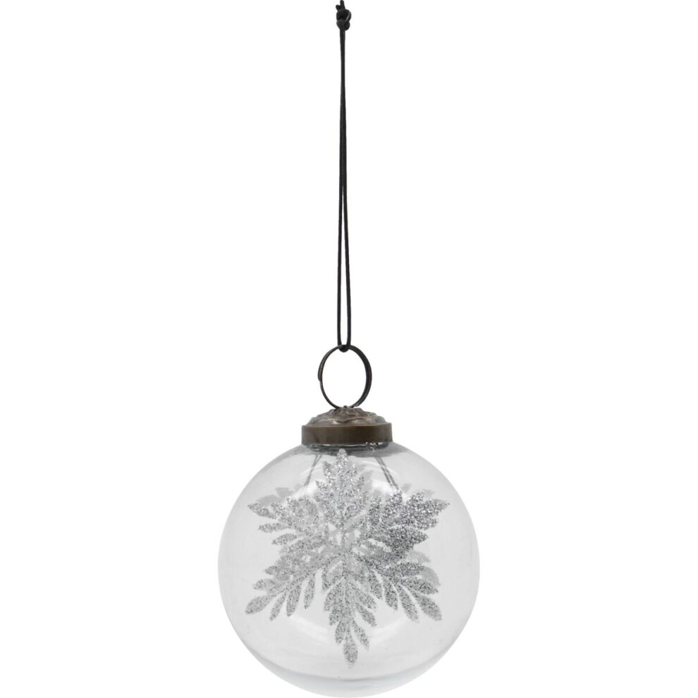 Snowi jólakúlur silfur 4stk