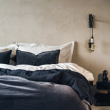 Púðaver velvet linen lava 50x70