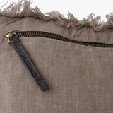 Púðaver velvet linen brown 40x60