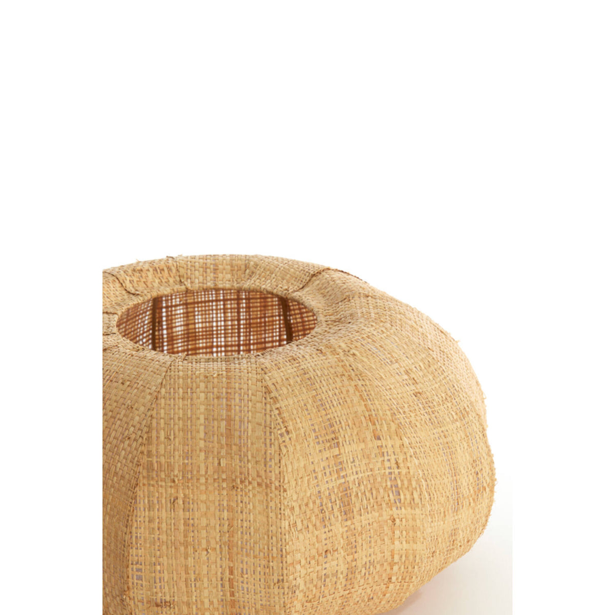 Rafika skermur natural Ø50x21 cm