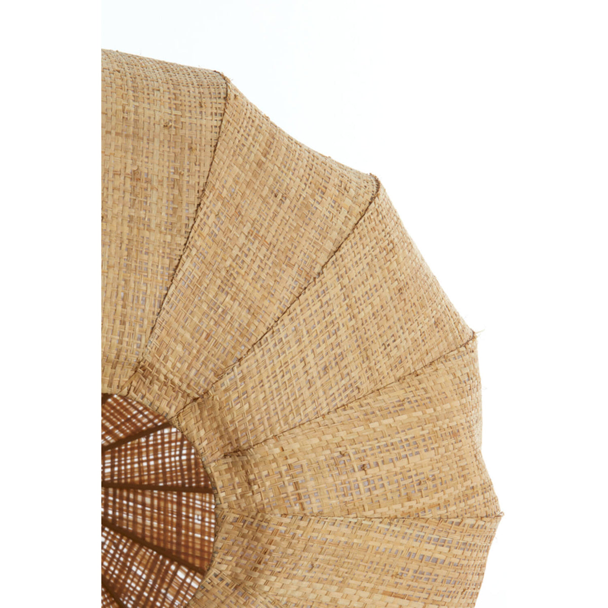 Rafika skermur natural Ø50x21 cm