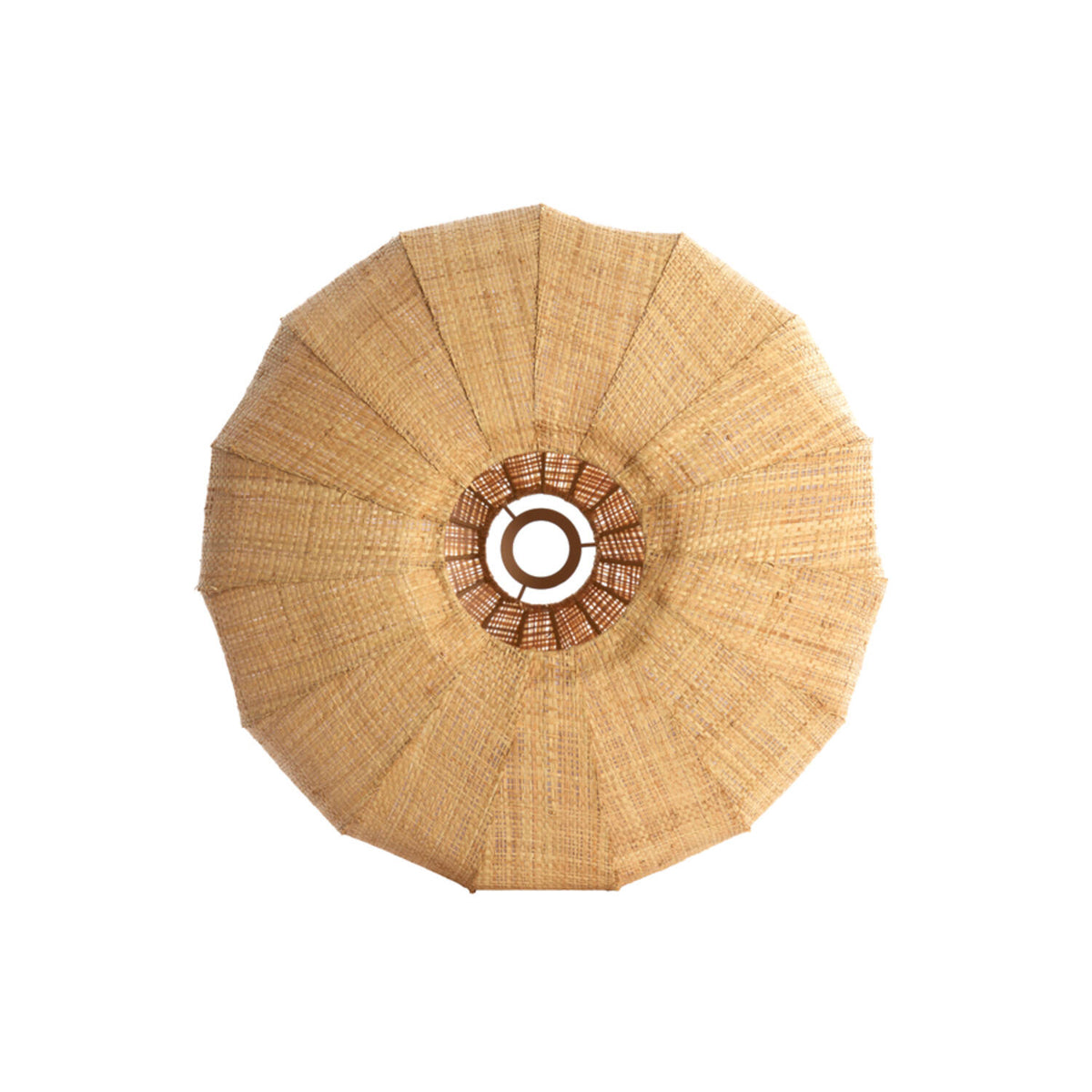 Rafika skermur natural Ø50x21 cm