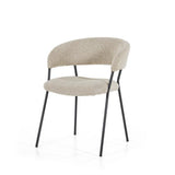 Luka - Borðstofustóll taupe Copenhagen