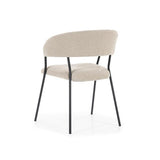 Luka - Borðstofustóll taupe Copenhagen