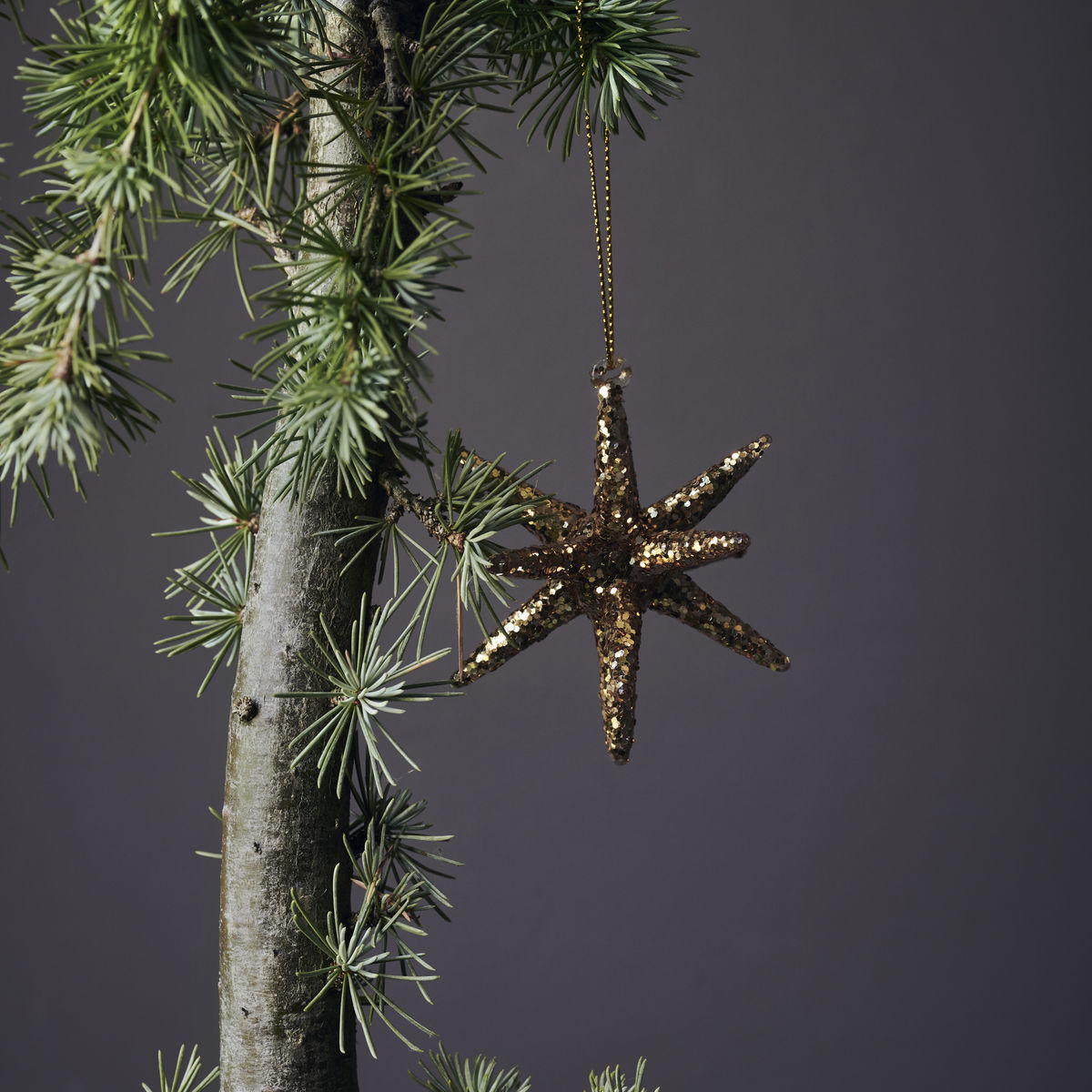 Spike jólakúla gyllt 7,5cm