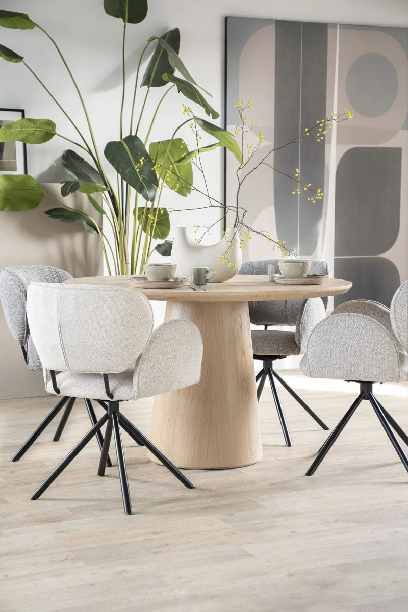 Rosalin borðstofustóll Beige moon