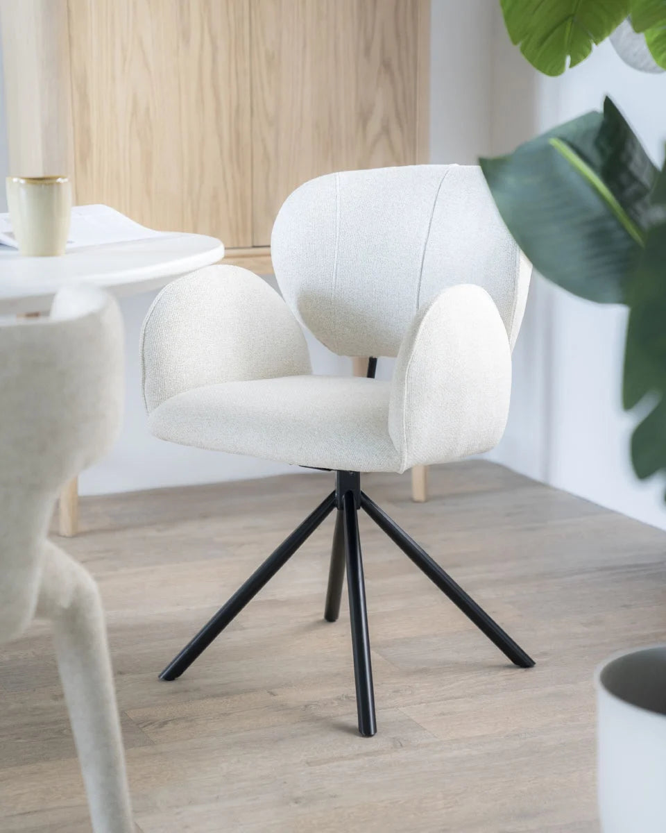 Rosalin borðstofustóll Beige moon