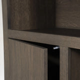 Helsinki cabinet 120x220cm 4drs brown