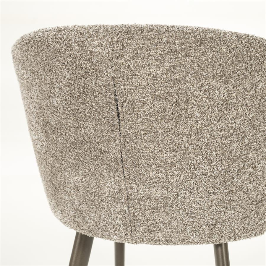 Mateo stóll taupe niata