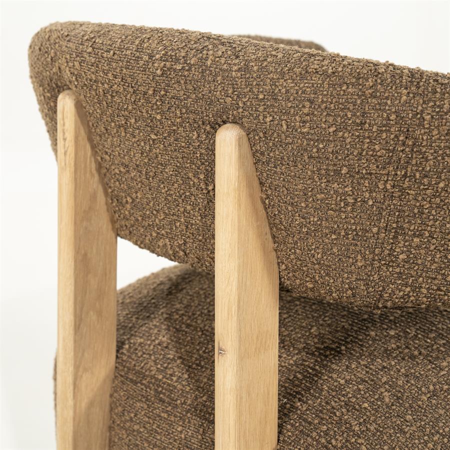 Lola hægindastóll brown hush