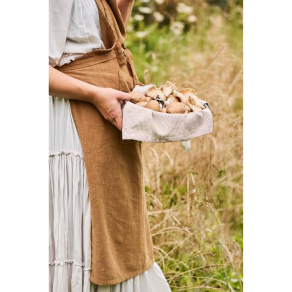 Liva viskustykki brúnar rendur