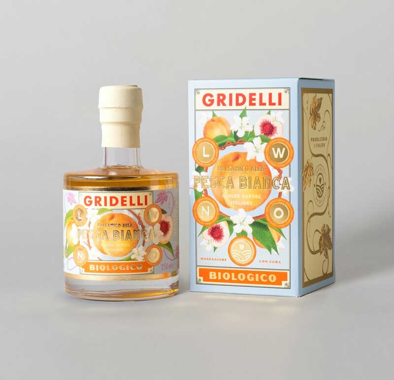 Balsamik m/ferskjum lífrænt 250ml
