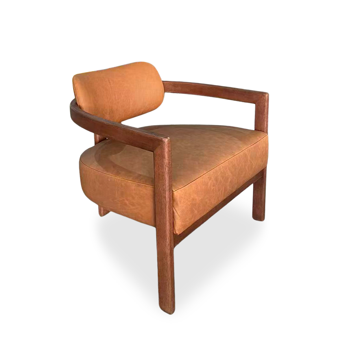 Luisa hægindastóll leður cognac