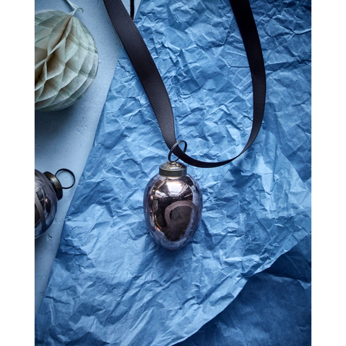 Cone jólakúlur brúnar 4stk