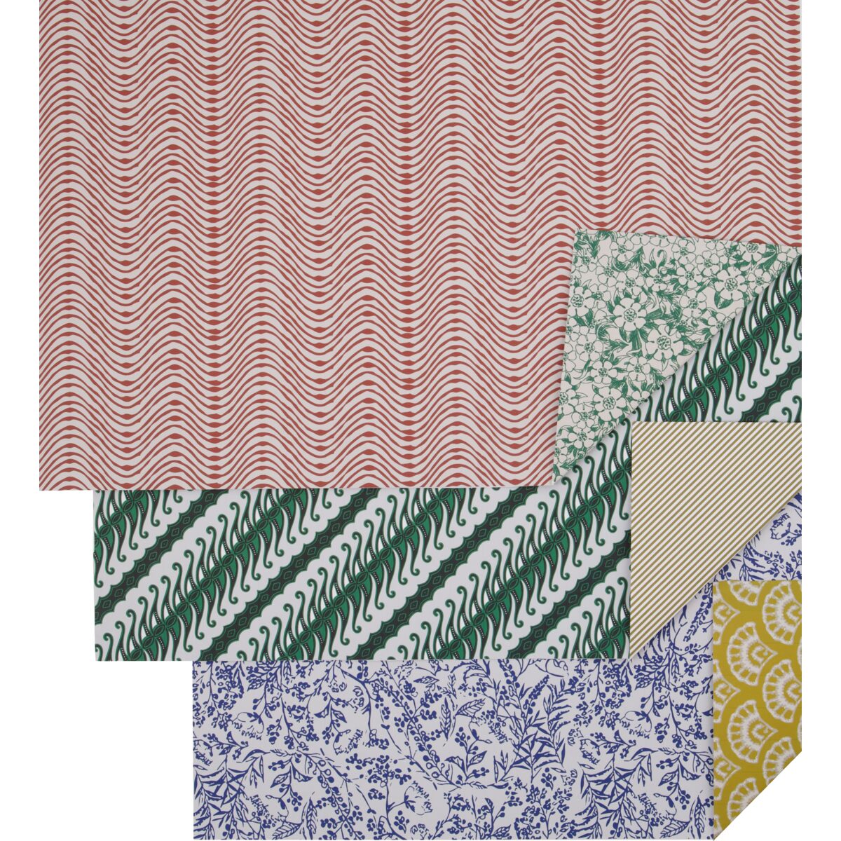 Gjafapappír 3stk, 5m