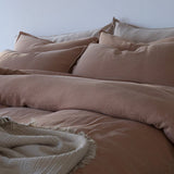 Rúmföt muslin cotton Moody Moccha 140x200cm