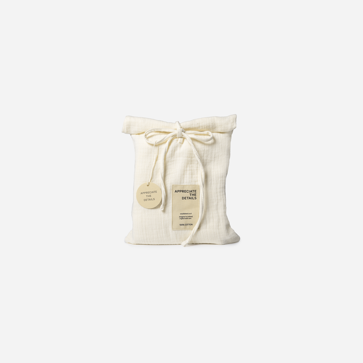 Koddaver muslin cotton Chai Latte 50x90cm 2stk