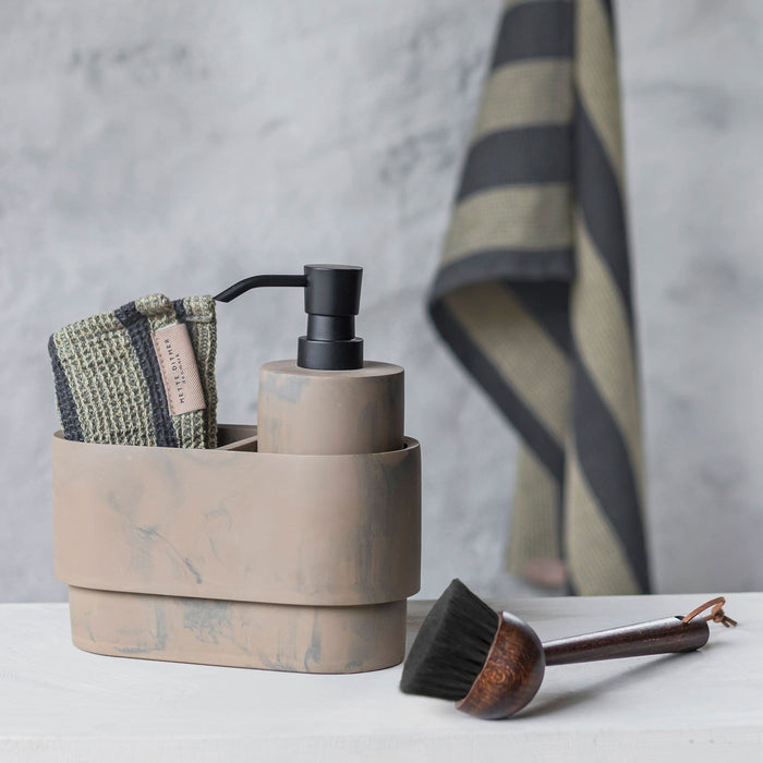 Elvira dish cloth 33x33cm Dark Grey 2/pk