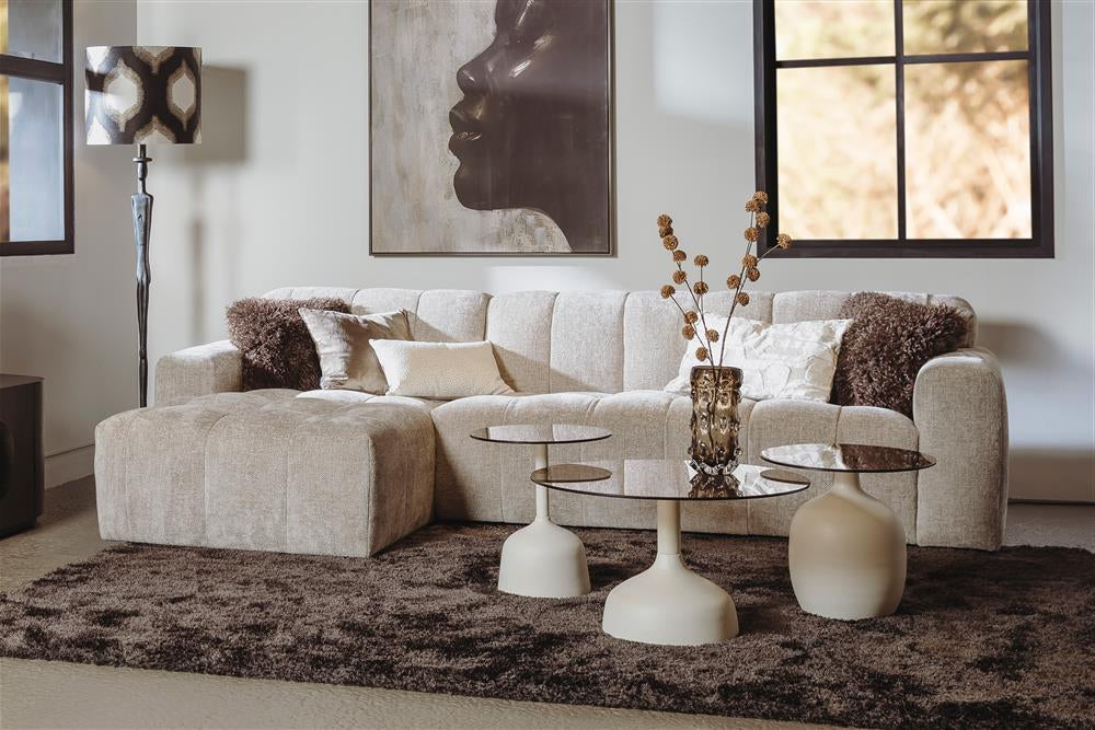 Austin sófi h/ tunga haga beige