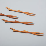 Tekk Twig gafflar, Set/ 4