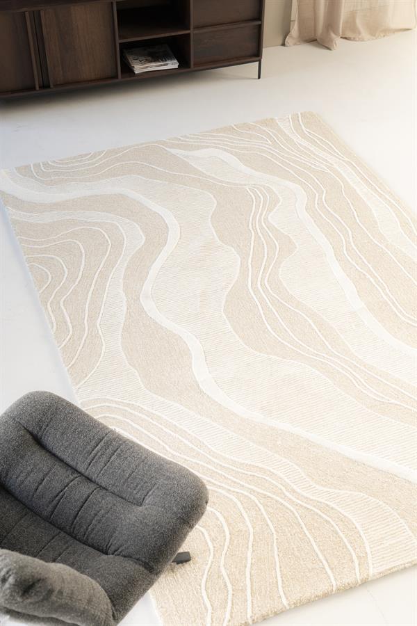 
            Soil motta 190x290 cm beige