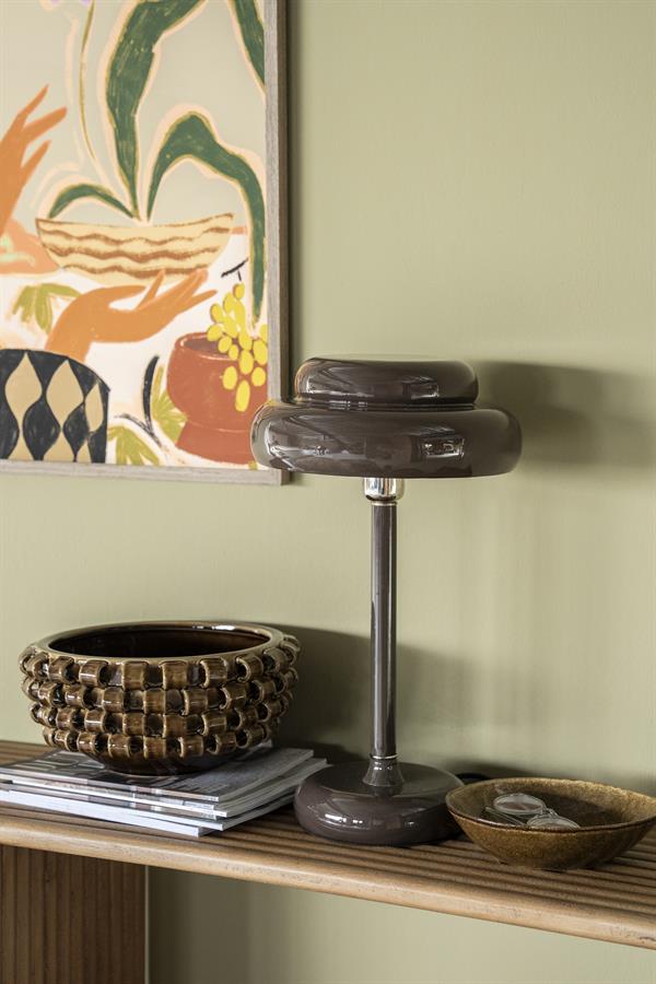 Pomm borðlampi dark brown