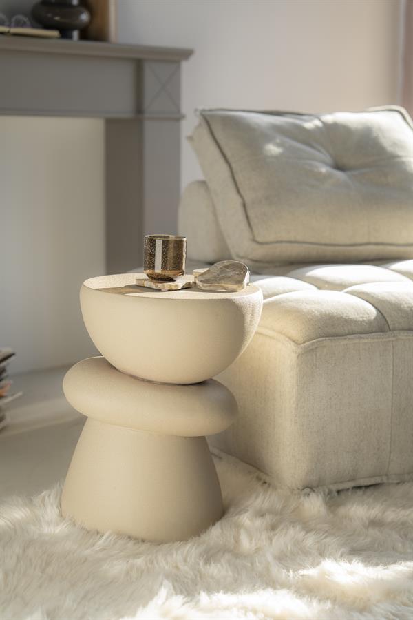 Kerun hliðarborð beige