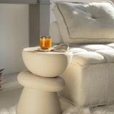 Kerun hliðarborð beige