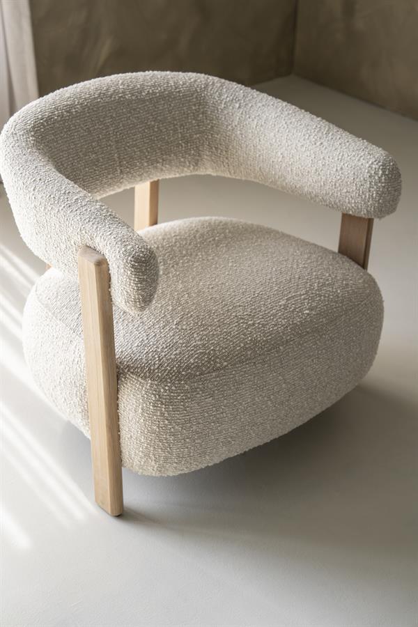Lola hægindastóll beige hush