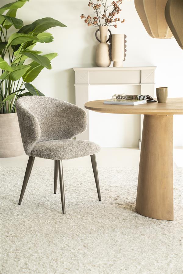 Mateo stóll taupe niata