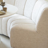 Esther bekkur round colorado beige