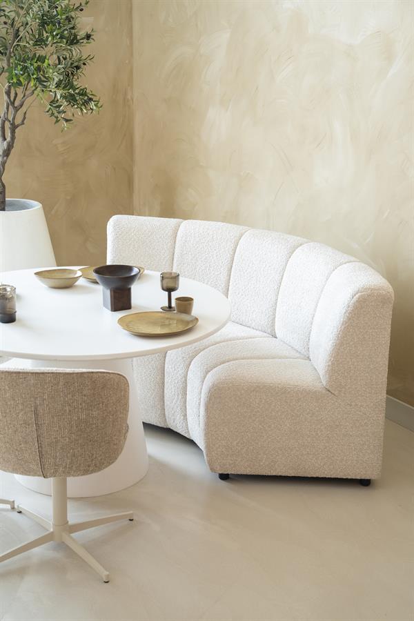 Esther bekkur round colorado beige